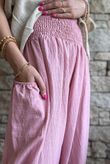 Basso Shirring Balloon Pant Rose